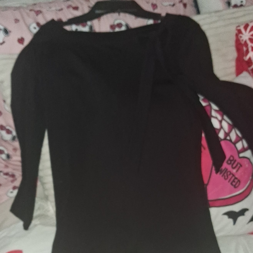 Voodoo Vixen Elegant Black Top